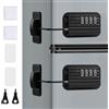 flintronic 2PCS Lucchetto Frigorifero, Blocca Chiusura Cassetti con Potente Adesivo, Blocca Cassetti Per Frigorifero, Lavatrice, Mobile, Finestra