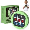 RoserRose Gioco da Tavolo Tic Tac Toe 3 in 1, Console Portatile, Giochi da Viaggio per Auto, per Bambini e Adulti (Verde)