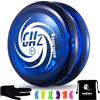 YOSTAR Yoyo Looping Yoyo for Kids D1 GHZ, 2A Responsive Yoyo for Beginner, Easy to Play and Practise Basic Looping Tricks, with 6 Yoyo Strings, Yo-Yo Glove, Yo Yo Bag (D1 - Blue)