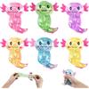 Vexran Axolotl Squeeze, 6 giocattoli antistress per alleviare lo stress e il relax | glitter Axolotl antistress giocattolo Squishy, Squishy Squeeze Toys, Fidget Toys per bambini adulti