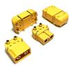 VUNIVERSUM Mr Stecker Modellbau®, 2 paia Premium XT60PW XT60 PCB angolo 90º gradi spina dorata maschio femmina a prova di polarità ad alta corrente placcata oro per scheda copter Lipo batteria di Mr. Stecker