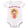 La Ruotante Body neonato in 100% cotone manica corta miglior zia chiedi super speciale progress menomale mondo pazzi regalo festa auguri nascita tutina (6, 0-6 mesi)
