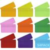 GeeRic Etichette Magnetiche Cancellabili, GeeRic 81 * 31MM Etichette Magnetiche Riutilizzabili Multicolori Scrivibili Cartellini Targhette Adesive Magnetiche per Lavagne/Casa/Frigoriferi/Scuola/Ufficio