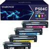 STAROVER Cartuccia Toner Compatibili per CLT-P504C CLT-K504S 4-Pack | per Xpress C1860FW C1810W CLX-4195FN CLX-4195FW CLX-4195N CLP-415N CLP-415NW (CLT-K504S CLT-C504S CLT-M504S CLT-Y504S