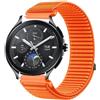 GIOPUEY Cinturini Compatibile con Xiaomi Watch 2 PRO, Nylon Traspirante Sport Loop Cinturino in Morbido Nylon Intrecciato Strap Band - Orange