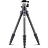 SIRUI 127cm Compatto Treppiede Fotocamera AM-225, Treppiede da Viaggio Carbonio con Testa a Sfera B-00K e Piastra a Sgancio Rapido, Cavalletto Fotografico per DSLR, Videocamera, Carico Massimo 6KG