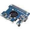 Waveshare POE HAT (F) for Raspberry Pi 5, 802.3af/at-compliant, Power Over Ethernet HAT Expansion Board for Raspberry Pi 5, with Metal Heatsink,Onboard Cooling Fan