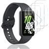 Bekiikoo 4 Pezzi Pellicola Protettiva per Samsung Galaxy fit 3, Copertura Completa, Antigraffio, Senza Bolle, HD Chiaro Pellicola per Samsung Galaxy fit 3, [Non Vetro Temperato]