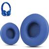 Krone Kalpasmos - Cuscinetti di ricambio per cuffie Beats Solo 2 e 3 Wireless/Wireless/Wireless, cuscinetti auricolari in pelle di alta qualità, in memory foam con kit, super comodo da installare