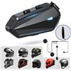 YYTFY Cuffie Bluetooth per casco da moto con risposta automatica, effetti sonori EQ, tempo di riproduzione 80 ore, sistema di alta qualità per moto/ciclismo/sci