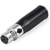 XMSJSIY Adattatore audio da mini XLR a femmina a 4 pin per fotocamere reflex, fotocamere professionali, apparecchiature audio microfoniche