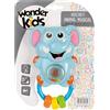 Wonderkids Sonaglio animale musicale con luce e suono, giocattolo di risveglio per bambini 6 mesi in su, modello casuale