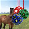 QSLKI 3PCS Jolly Hay Ball Stall Toy for Horses, Multiuso, Materiale Ecologico Trp, Durevole e Riutilizzabile, Alimentatore Di Fieno Sospeso Per Pecore e Cavalli Per Alleviare La Pressione