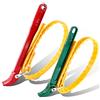 Swpeet Confezione da 2 chiavi multiuso regolabili per cinghia da 300 mm e 200 mm, con manico in acciaio regolabile, per aprire filtro, tubi e stagno, rosso e verde