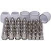 RIVERWELD P-80 Punte per taglio al plasma 1.1mm 60A Elettrodi Coppa di protezione Torcia Kit di consumo 45 pezzi