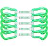 Kong. Ergo Anniversary. Set di 5 Rinvii da Arrampicata. Moschettone per Falesia e Palestra. Rinvio con 2 Connettori Ergo con Keylock. Prodotto in Italia. Certificazioni: EN 12275. Peso 125 grammi