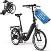 FISCHER Unisex - Bicicletta elettrica da adulto 62376 nero opaco telaio = 360 cm