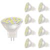 VINBE Lampade LED MR11, GU4.0, 3.5 W, corrispondenti a lampade alogene 25-35 W, 12 V AC/DC, 350LM, proiettore 120 °, illuminazione ad incasso, illuminazione a binario, bianco (6000 K, 8 pezzi)