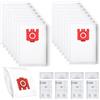 Foho 16 sacchetti per aspirapolvere Miele [Compact C2 & C1, Complete C1] sostituisce FJM con 4 filtri motore e 4 filtri dell'aria di scarico [S6000, S4000, S700, S500, S300 & S200] sostituisce 9917710