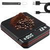 GAOUTO Bilancia da caffè espresso con timer, 3 modalità, digitale USB, ricaricabile, mini bilancia da caffè con schermo a LED, timer da 0,1 g, alta precisione, per caffè con filtro, cottura, cottura, bilance