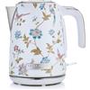 VQ Laura Ashley Bollitore Elettrico 1,7 Litri con Stampa Elveden Bianco di VQ - Bollitore Acqua Elettrico con Bollitura Rapida da 2,2 kW, Protezione Contro il Surriscaldamento e L'ebollizione a Secco