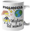 Colorfamily tazza mug Figlioccia sei la migliore del mondo idea regalo per la Figlioccia