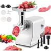 Huanyu Tritacarne Elettrico 2800W Max Multifunzione - Macina Carne e Macchina Per Salsicce Professionale Per Uso Domestico e Commerciale