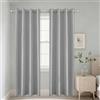 Alaoo Tende Oscuranti per Interni, 2 Pezzi con Occhielli, 132*213cm, Grigio | Tenda Moderna per Soggiorno, Tende Oscuranti Termoisolanti, Adatto per Camera da Letto e Soggiorno
