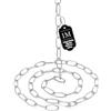 LEDSone Catena in metallo stile vintage, filo di ferro da 100 cm con maglie da 10 x 15 mm, moschettoni su entrambe le estremità per appendere ciondoli, barriere di sicurezza e decorazioni per esterni