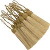 Hetuyon 20 pezzi 15.5cm Nappe Seta per Segnalibro Fatti a Mano-Champagne | Piccoli Ciondoli per Cucitura,Chiavi,Ghirlanda,Portachiavi,Borse,Creazione Gioielli,Orecchini e Progetti DIY