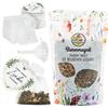 Bienenmagnet Bomboniera matrimonio semi di fiori - Speciale regalo di nozze per ospiti come Give Away - Fate crescere il nostro amore - Set completo (set da 100)