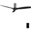 Cecotec Ventilatore da soffitto con telecomando da 52 EnergySilence Aero 5400 Classic Iron&Black. Motore DC 40 W, 3 pale, 6 velocità, timer fino a 8 ore, modalità Winter/Summer