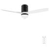 Cecotec Ventilatore da soffitto con luce e telecomando da 52 EnergySilence Aero 5600 Classic Black&White. Motore DC 40 W, 3 pale, luce LED, timer, 6 velocità, modalità Winter/Summer