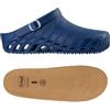 Dr. Scholl's Scholl Clog Evo Blu + Scholl Solette Anatomiche e Antistatiche per Clog Evo- Blu/Marrone