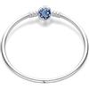 LIGHTDOG Braccialetti a catena a serpente in argento Sterling 925 per braccialetti Pandora adatti a braccialetti europei con ciondoli e perline, braccialetti in argento per donne, regalo per parenti