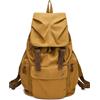 DremFreo Zaino Tela Vintage con Fibbie in Pelle da Viaggio adatto per Ryanair 48x30x15cm BG240 (Marrone)