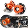 QJY-Motor Part-Store QJY Per Duke 790 M10 Nottolini Cavalletto Appoggi 10MM Bobbine per 790 Adventure R/S Duke 790 2019-2022 2023 2024 2025 (Arancione)