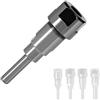 KATSU Tools KATSU Router Bit Prolunga Mandrino per Pinza Adattatore 8mm a 12mm per Lavorazione del Legno Fresatura Incisione Rifilatrica Utensile per Tornio CNC 133392