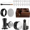 SEHAUSEU Set di tamper per espresso da 54 mm con stazione di tamper per barista, caffetteria, barista, accessori universali, supporto per tamping, supporto per portafiltro Tamper Caffee Leveler WDT