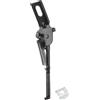 QUARKZMAN Cavalletto Posteriore per Bicicletta A 16 Pollici Cavalletto Laterale con Vite E Rondella Supporto Posteriore per Biciclette Nero