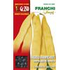 Franchi Sementi SEMI FAGIOLO RAMPICANTE MERAVIGLIA DI VENEZIA A GRANO NERO 250 GR