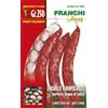 Franchi Sementi SEMI FAGIOLO RAMPICANTE BORLOTTO LINGUA DI FUOCO 250 GR
