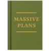Ohh Deer Massive Plans - Taccuino tascabile con copertina rigida in tessuto, formato A7, 112 pagine a righe, divertente taccuino regalo