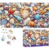 Bimkole Conchiglia Puzzle per Adulti 1000 Pezzi, Stella Marina Puzzle Di Carta Da 1000 Pezzi - Divertente E Stimolante Puzzle Decorativo per La Famiglia, Ottima Idea Regalo, 80 X 41 cm