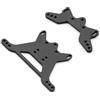 JOYSOG Fibra di carbonio Anteriore Posteriore Ammortizzatore Torre Consiglio per Tamiya TT-02B 1/10 RC Ammortizzatore Soggiorno Shock Tower Aggiornamento Parti Accessori