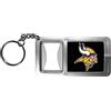 Siskiyou NFL Minnesota Vikings Split Ringer torcia portachiavi con apribottiglie, grigio/nero