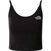 THE NORTH FACE NF0A55AQJK3 W Slim Crop Tank Canottiera Donna TNF Black Taglia L