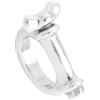 Uno de 50 UNOde50 anello da donna, in argento Sterling 925, misura 12, 16.51 mm, lega di metallo, gioielli fatti a mano