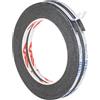 PATIKIL 5m/16.4ft Sigillatura Schiuma Nastro, 2Pz 5mm Largo 1mm Spesso Singolo Paraspifferi Gommapiuma Guarnizione Porta Striscia per Mobili per Isolamento Tubi Finestre, Nero