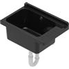 QLS Lavandino in acciaio inox QLS, catino per lavello, lavandino per esterno, giardino, garage, cantina, lavanderia, officina (Nero)